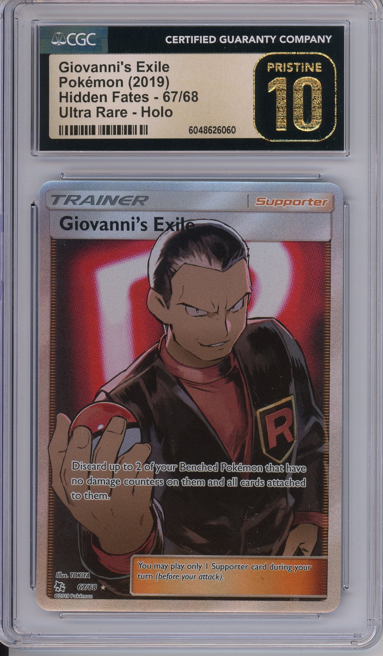 Pokemon Graded: Giovanni's Exile CGC Pristine 10 Double Infinity Gaming Pokemon Graded: Giovanni's Exile CGC Pristine 10 Double Infinity Gaming
