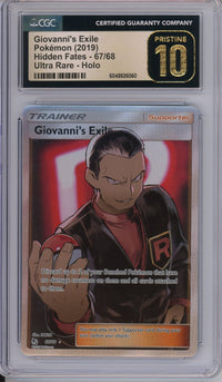 Pokemon Graded: Giovanni's Exile CGC Pristine 10