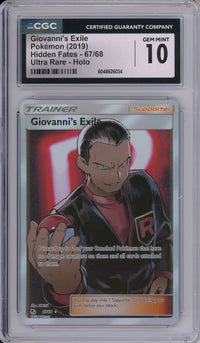 Pokemon Graded: Giovanni's Exile CGC 10