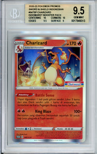Pokemon Graded: Indonesian Charizard #47 Indomaret Promo (2021) Beckett 9.5