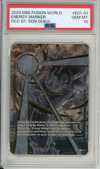 Pokemon Graded: Energy Marker Son Goku E01-01 Fusion World (2024) PSA 10