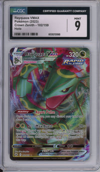 Pokemon Graded: Rayquaza VMAX CGC 9