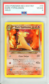 Pokemon Graded: Dark Typhlosion 10/105 Neo Destiny (2002) Holo PSA 4