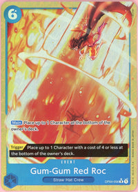 One Piece Single: Gum-Gum Red Roc OP04-056 Kingdoms of Intrigue (2025) Alternate Art NM