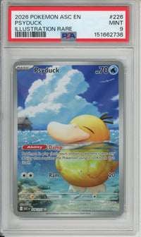 Pokemon Graded: Psyduck 226/217 Ascended Heroes (2026) IR PSA 9