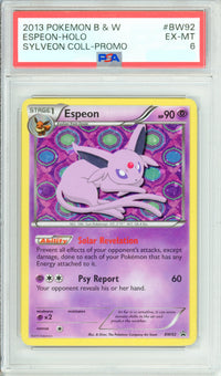 Pokemon Graded: Espeon #BW92 Sylveon Collection Promo (2013) PSA 6