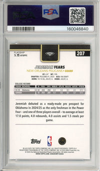Topps Graded: Jeremiah Fears #207 Blackout (2025) PSA 10