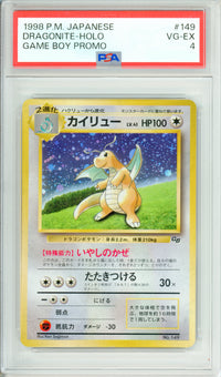 Pokemon Graded: JP Dragonite #149 Game Boy Promo (1998) Holo PSA 4
