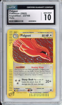 Pokemon Graded: Pidgeot Expedition 23/165 CGC 10