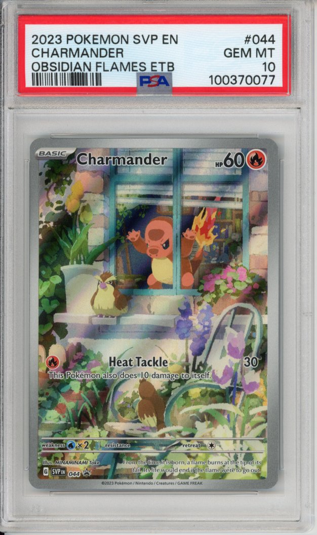 Pokemon Graded: Charmander ETB Promo PSA 10 – Double Infinity Gaming