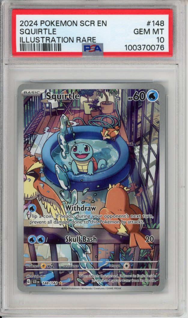 Pokemon Graded: IR Squirtle PSA 10