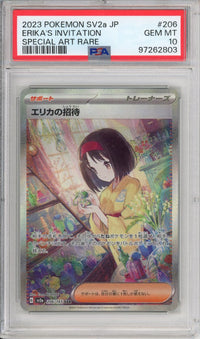 Pokemon Graded: JP Erika's Invitation PSA 10