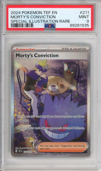 Pokemon Graded: Morty's Conviction PSA 9
