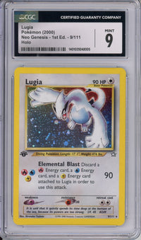 Pokemon Graded: Neo Genesis 1st Edition Lugia CGC 9