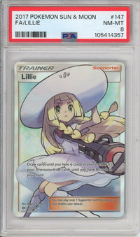 Pokemon Graded: Lillie 147 PSA 8