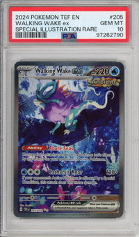 Pokemon Graded: Walking Wake ex 205/162 Temporal Forces (2024) SIR Hol – Double Infinity Gaming