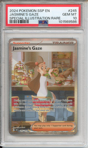jasmine's gaze pokemon card Amazon.com: Pokemon - Jasmine's Gaze 223/191