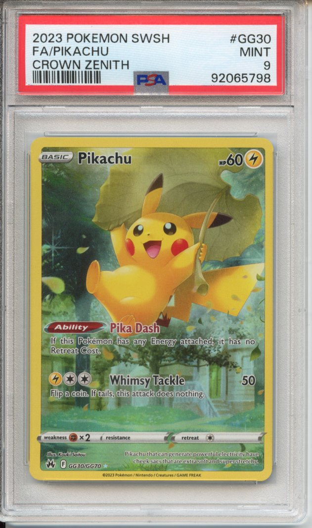 Pokemon Graded: GG30 Pikachu PSA 9