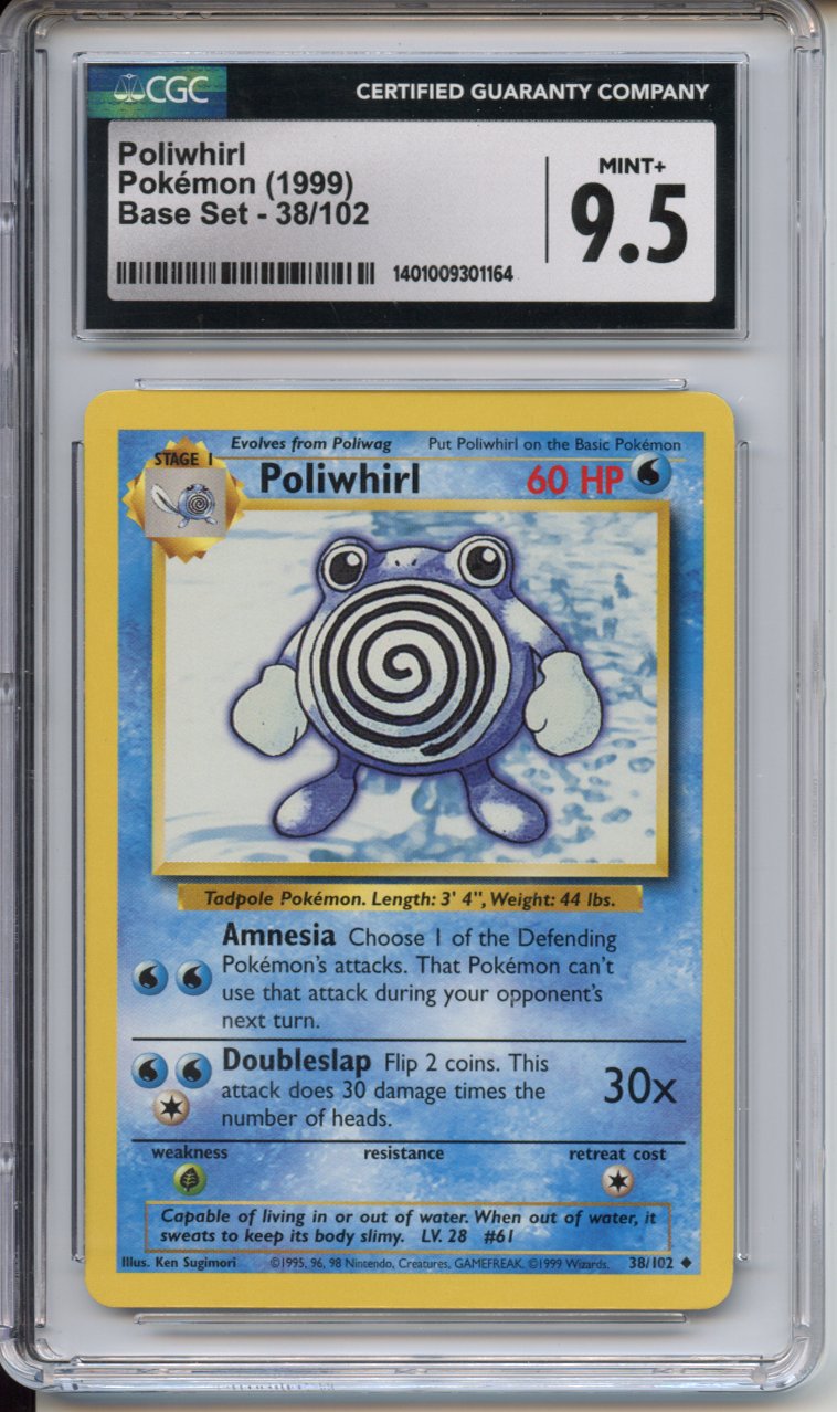 Pokemon Graded: Poliwhirl CGC 9.5