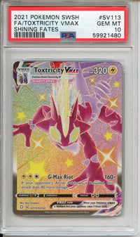 Pokemon Graded: Shiny Toxtricity Vmax PSA 10