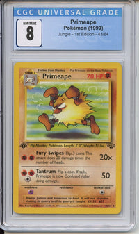 Pokemon Graded: 1st Edition Primape CGC 8