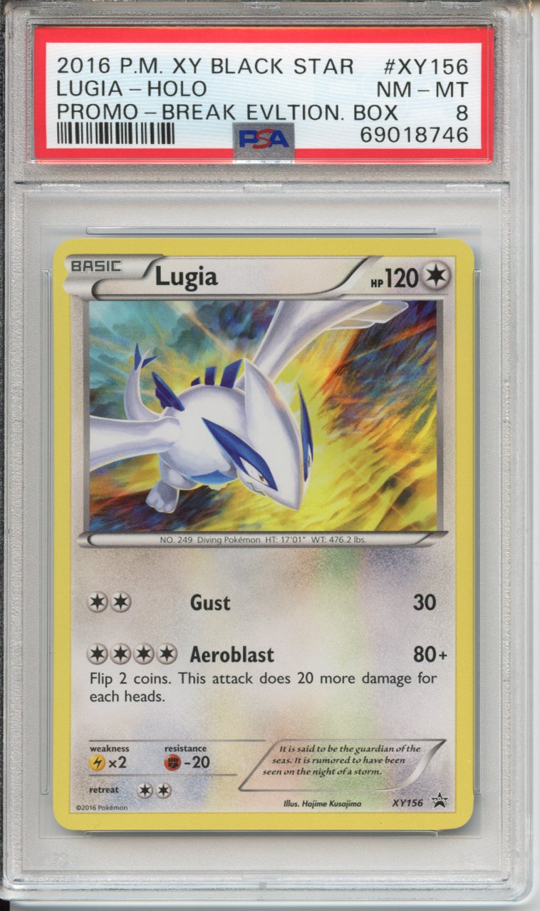 Pokemon Graded: Promo Lugia Break Evo Box PSA 8