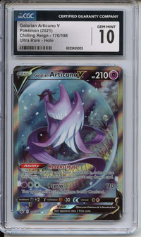 Pokemon Graded: Galarian Articuno V CGC 10