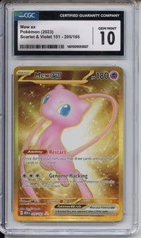 Pokemon Graded: Mew ex CGC 10