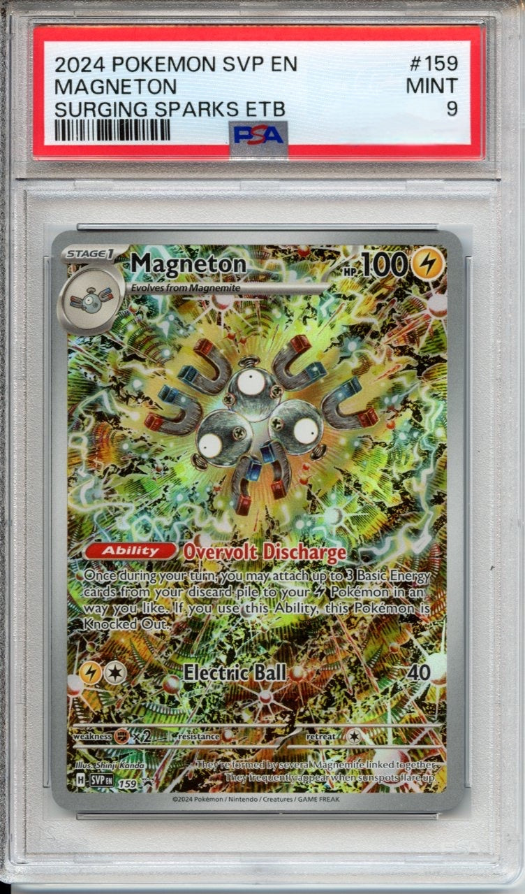 Pokemon Graded: ETB Promo Magneton PSA 9