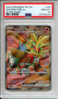 Pokemon Graded: Gouging Fire ex PSA 10