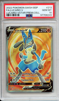 Pokemon Graded: Lucario V PSA 10