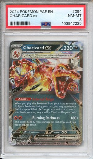 Pokemon Graded: Charizard ex 54/91 Paldean Fates (2024) Holo PSA 8 Double Infinity Gaming Pokemon Graded: Charizard ex 54/91 Paldean Fates (2024) Holo PSA 8 Double Infinity Gaming