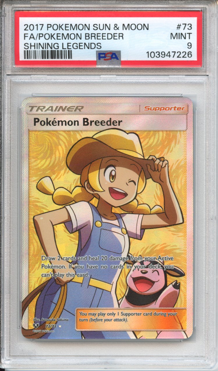 Pokemon Graded: Pokemon Breeder PSA 9
