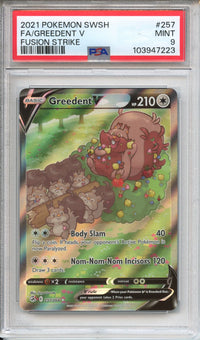 Pokemon Graded: Greedent V PSA 9