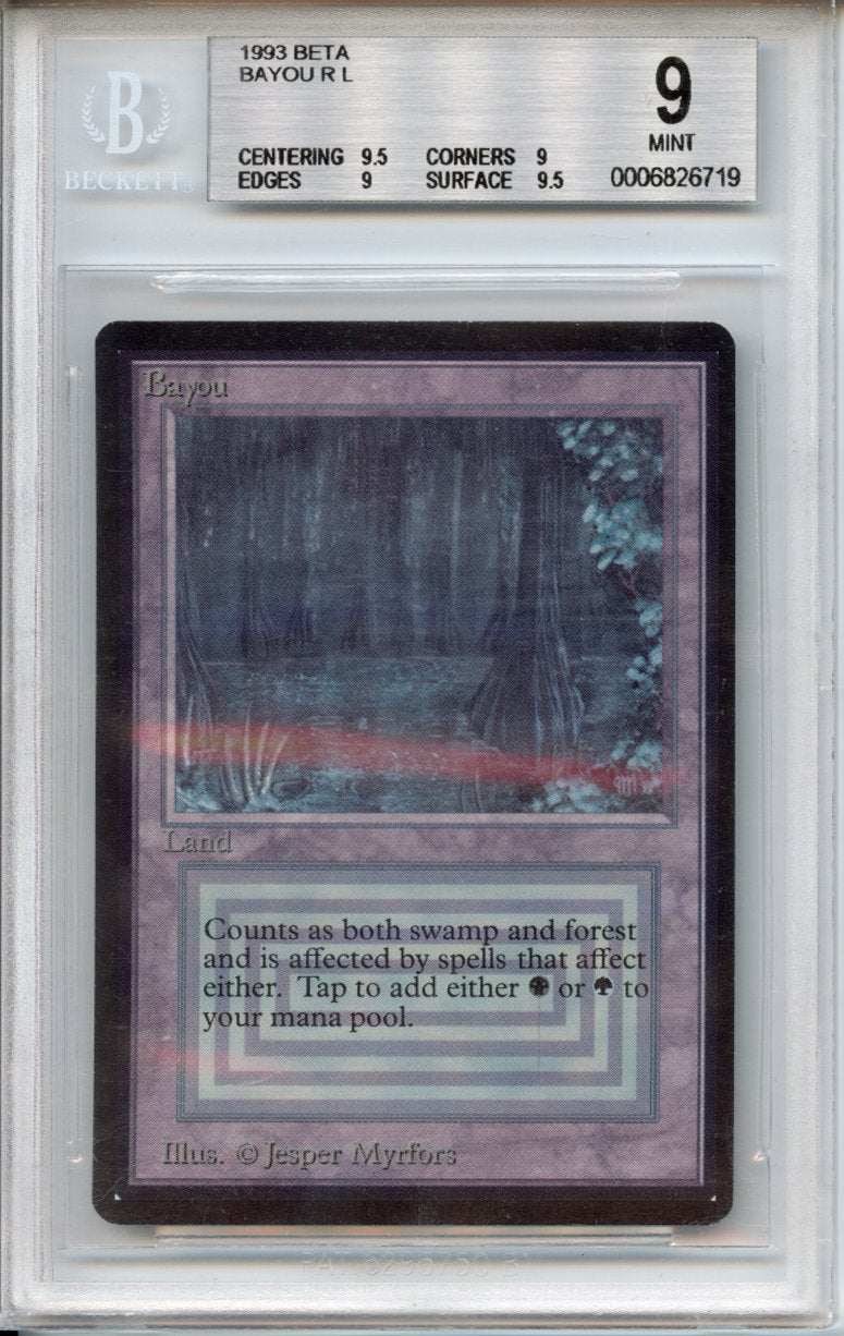 Magic Graded: 1993 Beta Bayou Beckett 9