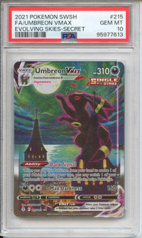 Pokemon Graded: Umbreon Vmax Alt PSA 10