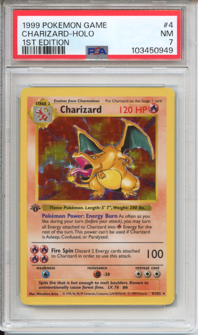 Pokemon Graded: Shadowless 1st Edition Charizard