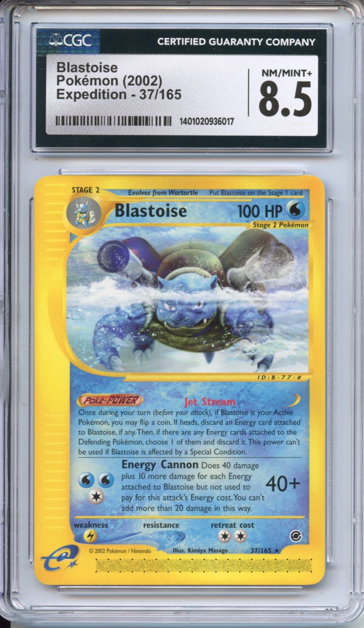 Pokemon Graded: Expedition Blastoise CGC 8.5