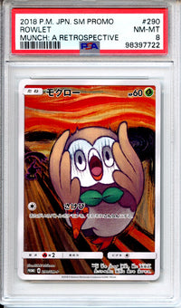 Pokemon Graded: JP Rowlet #290 Munch Retrospective Full Art Promo (201 Double Infinity Gaming Pokemon Graded: JP Rowlet #290 Munch Retrospective Full Art Promo (201 Double Infinity Gaming