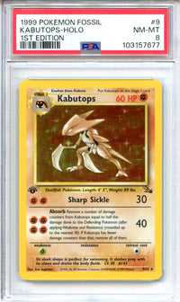 Pokemon Graded: 1st Edition Kabutops PSA 8