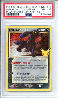 Pokemon Graded: Umbreon Celebrations PSA 10