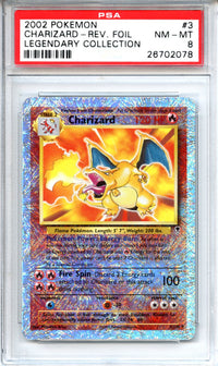 Pokemon Graded: Legendary Collection Charizard PSA 8