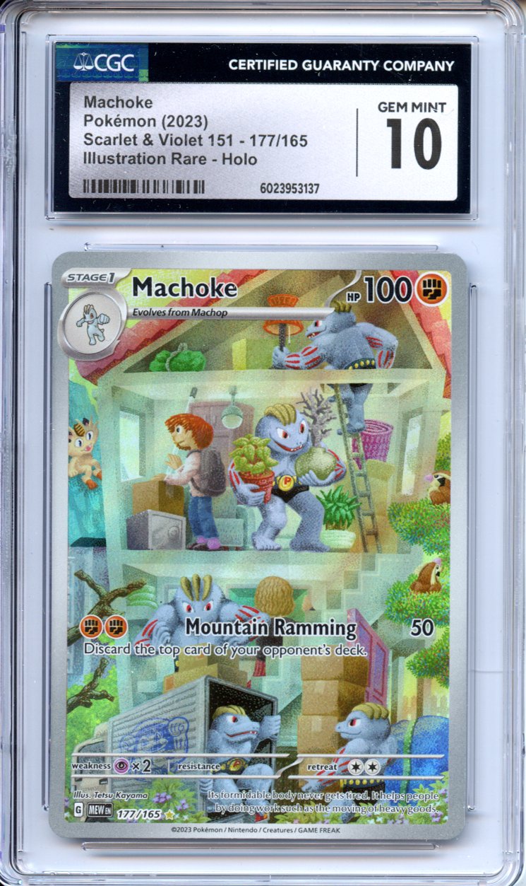 Pokemon Graded: Machoke CGC 10