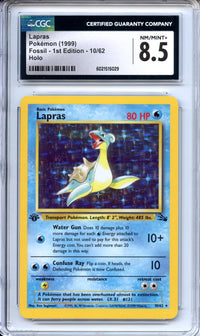 Pokemon Graded: 1st Edition Lapras CGC 8.5