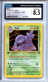 Pokemon Graded: 1st Edition Muk CGC 8.5