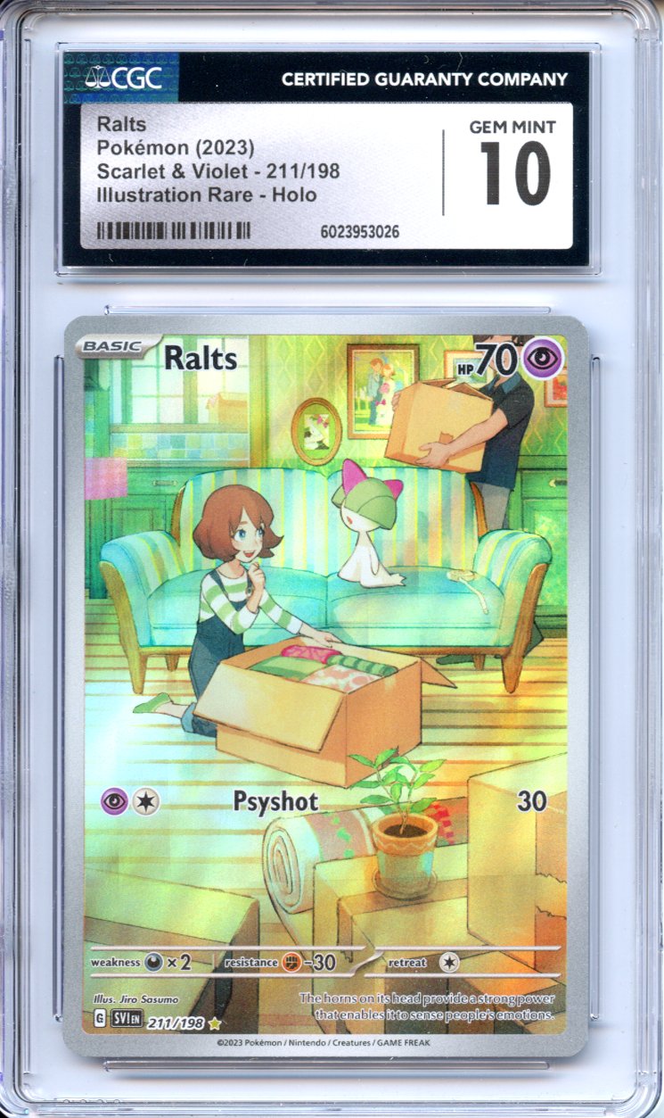 Pokemon Graded: Ralts CGC 10
