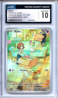 Pokemon Graded: Ralts CGC 10