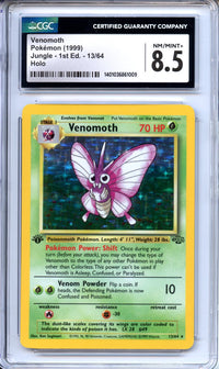 Pokemon Graded: 1st Edition Venomoth CGC 8.5