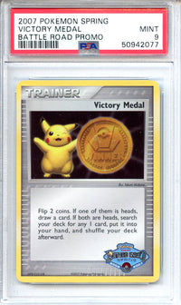 Pokemon graded: Gold Victory Medal Battle Road 2006 PSA 9