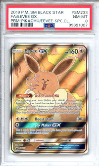 Pokemon graded: Eevee GX SM Promo PSA 8